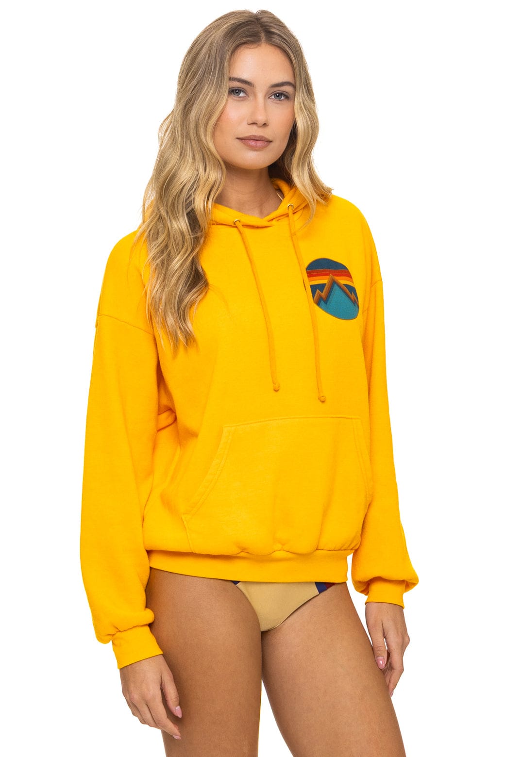 ALL SEASONS RELAXED PULLOVER HOODIE - GOLD