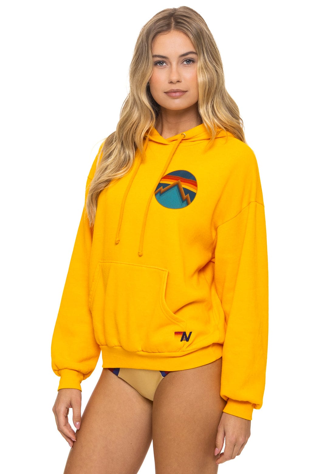 ALL SEASONS RELAXED PULLOVER HOODIE - GOLD