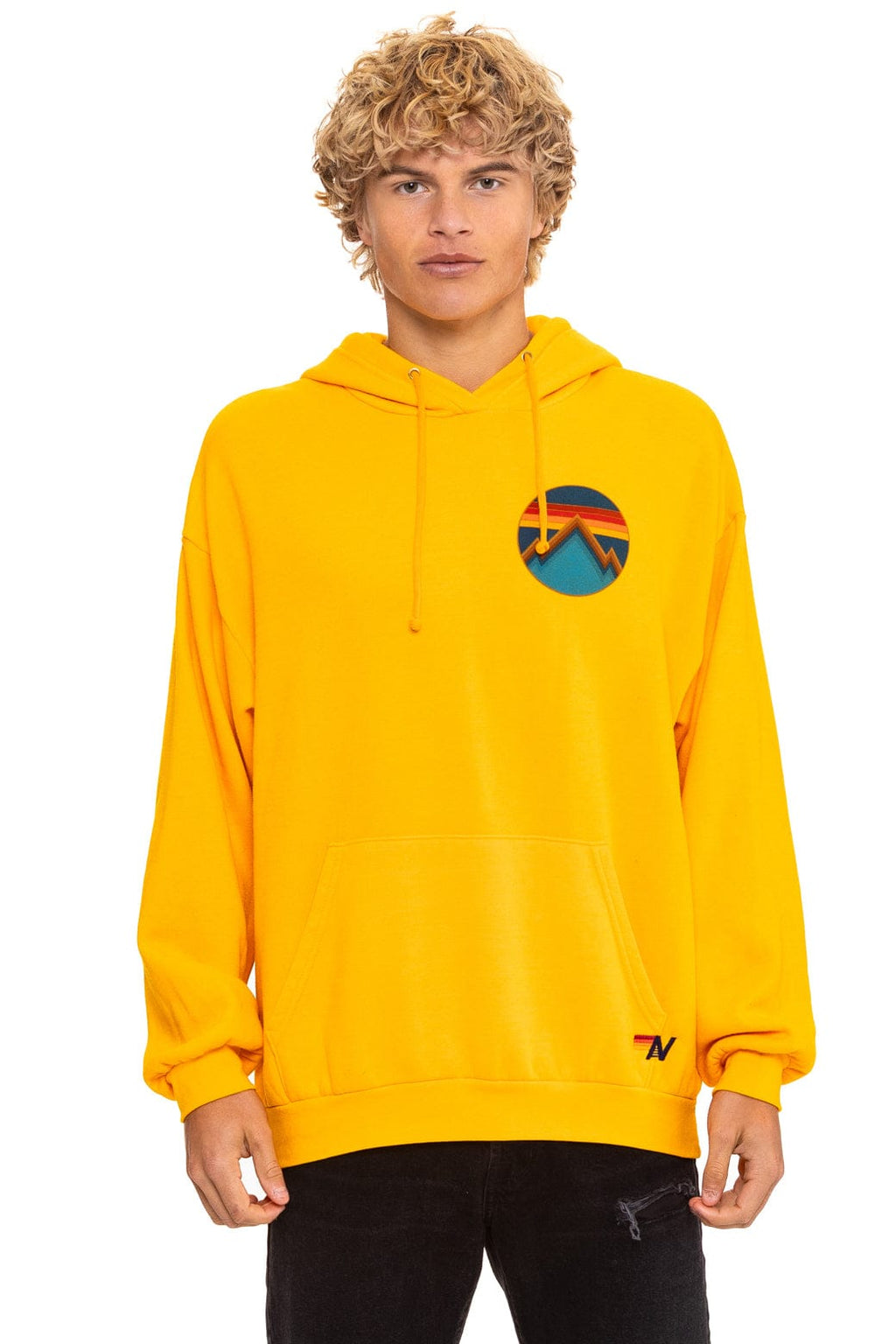 ALL SEASONS RELAXED PULLOVER HOODIE - GOLD