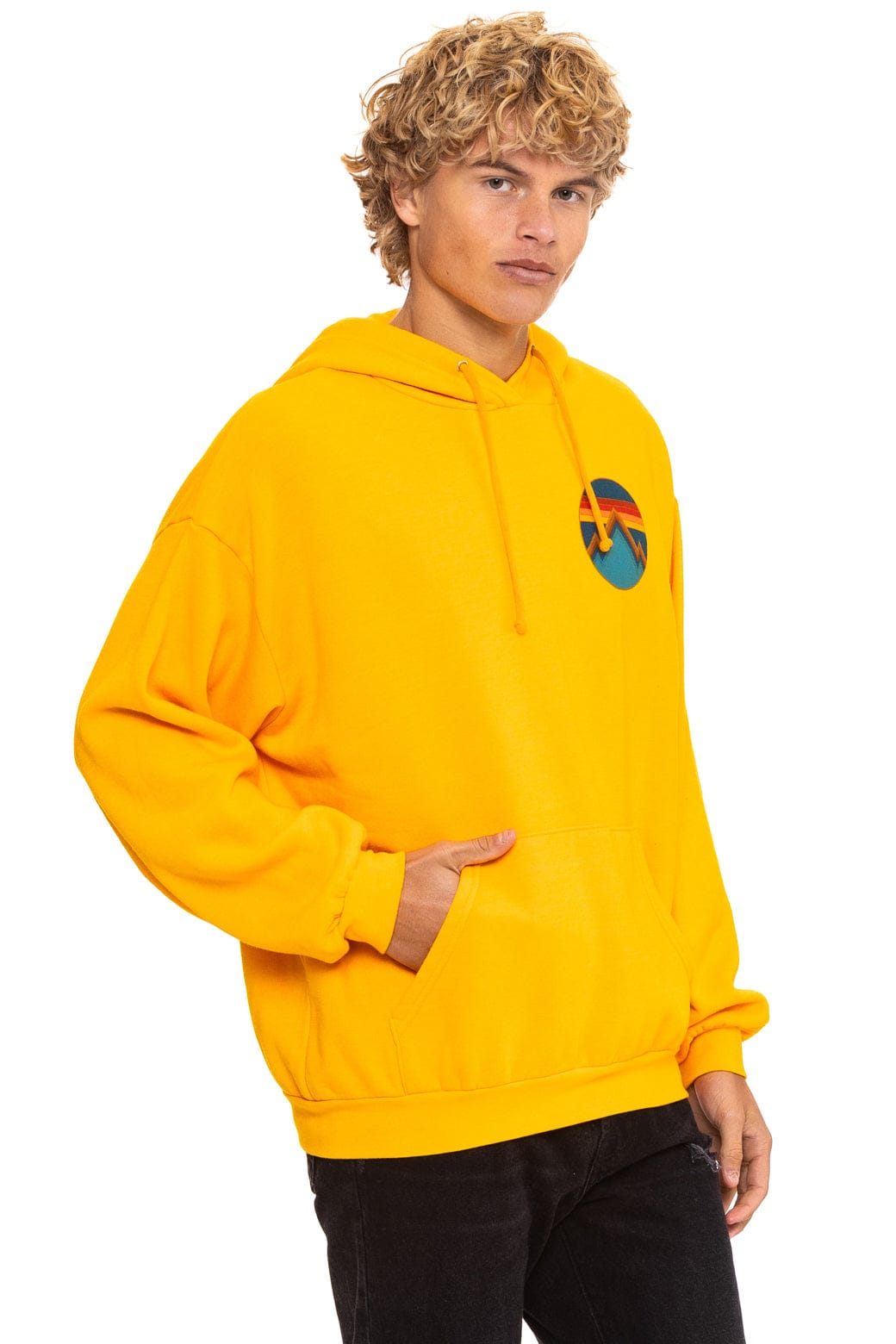 ALL SEASONS RELAXED PULLOVER HOODIE - GOLD