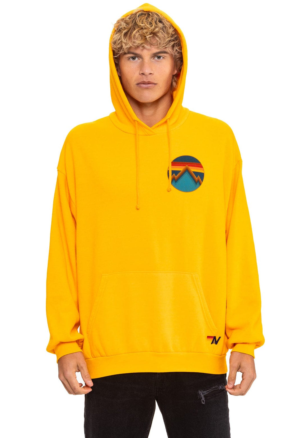 ALL SEASONS RELAXED PULLOVER HOODIE - GOLD