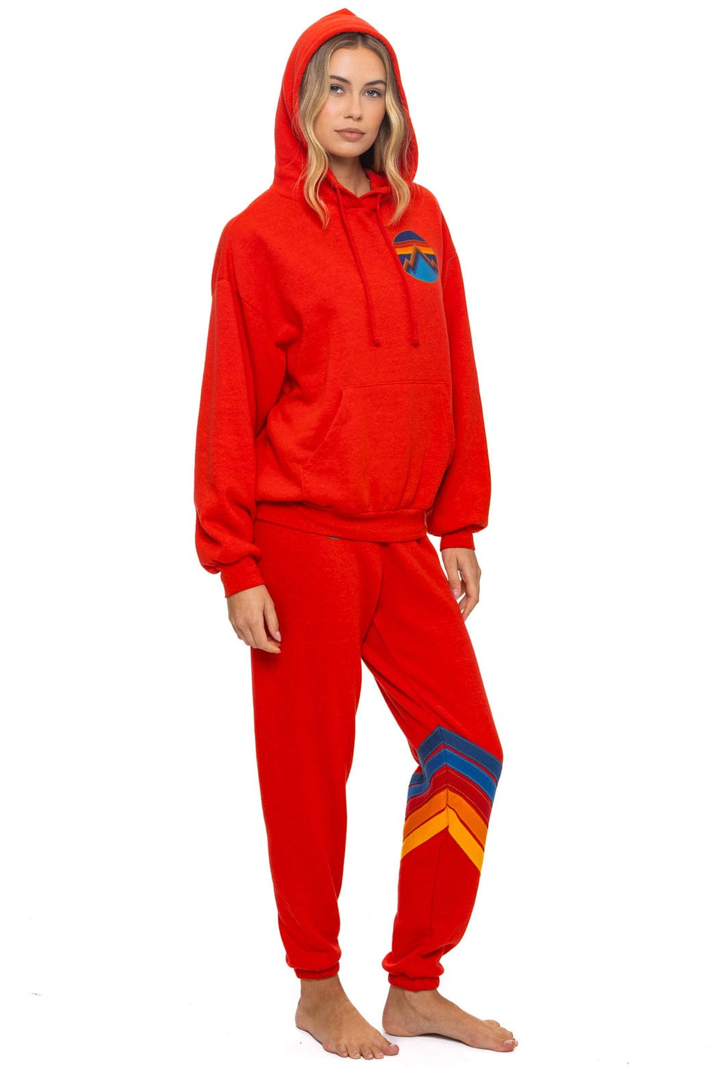ALL SEASONS RELAXED PULLOVER HOODIE - RED