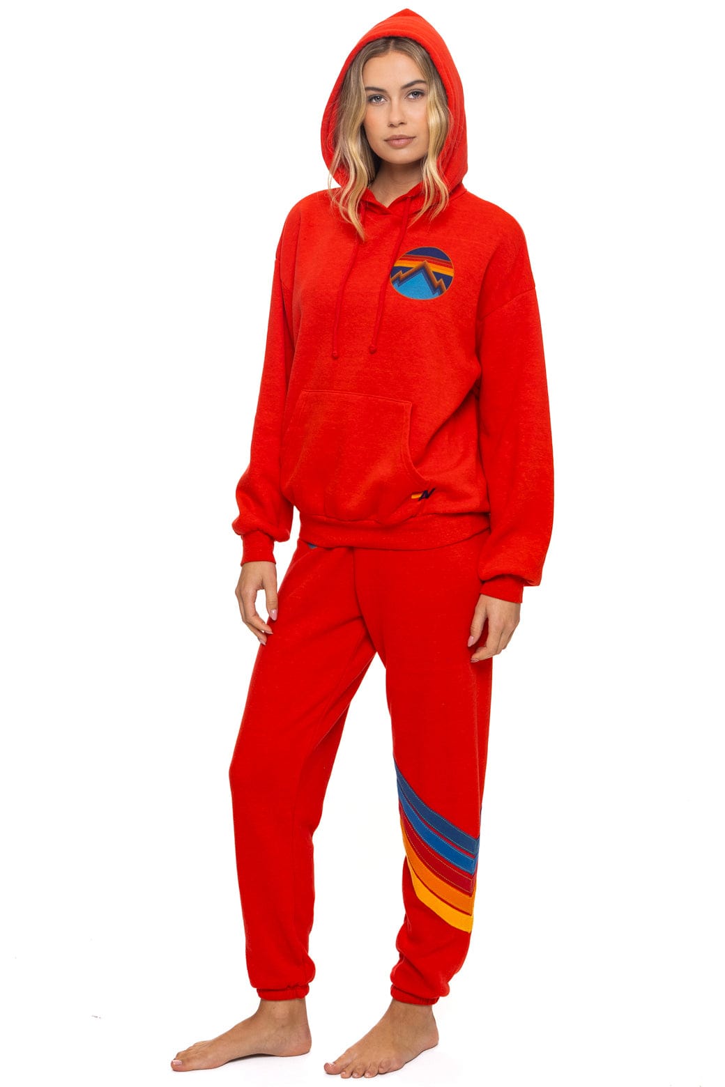 ALL SEASONS RELAXED PULLOVER HOODIE - RED
