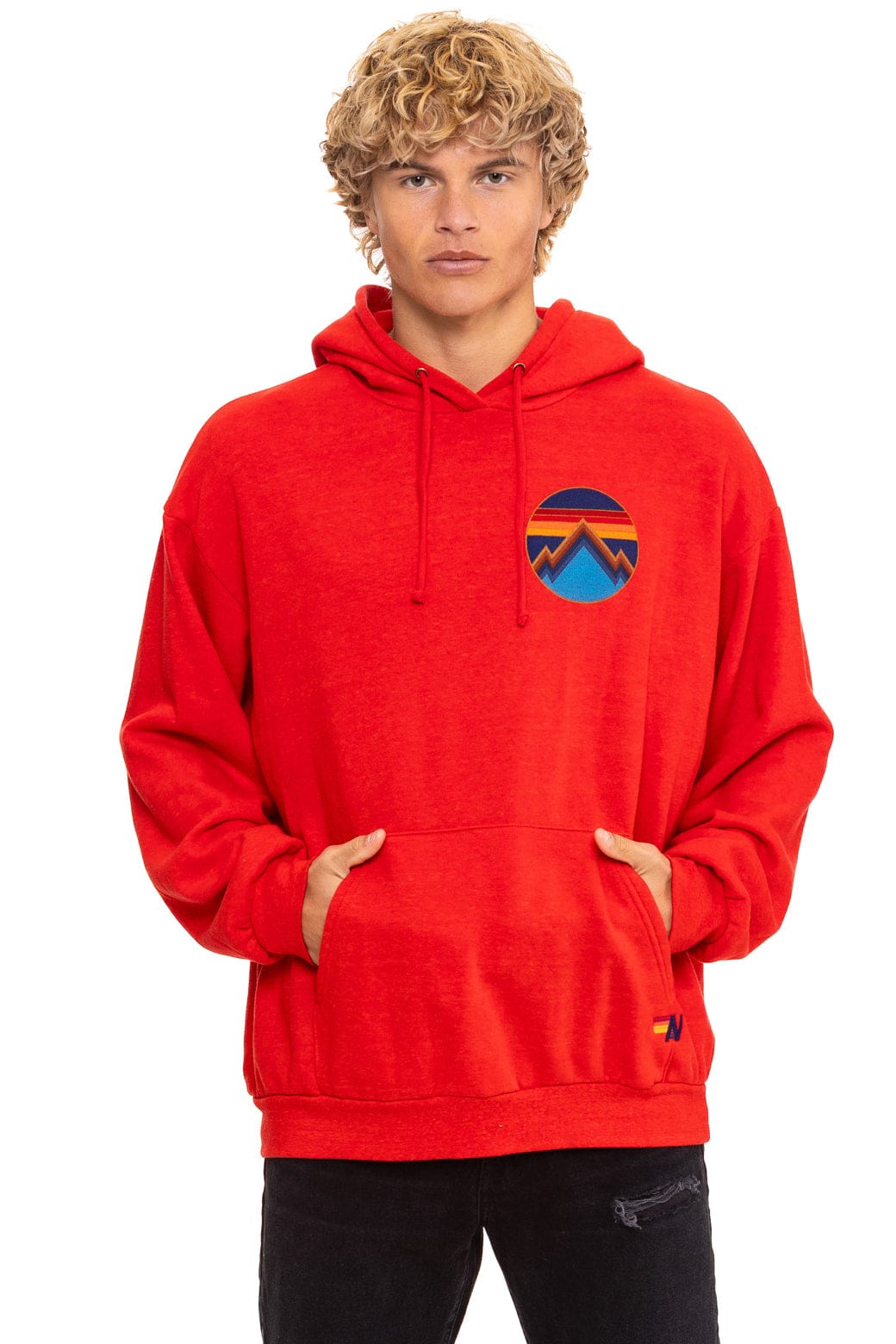 ALL SEASONS RELAXED PULLOVER HOODIE - RED