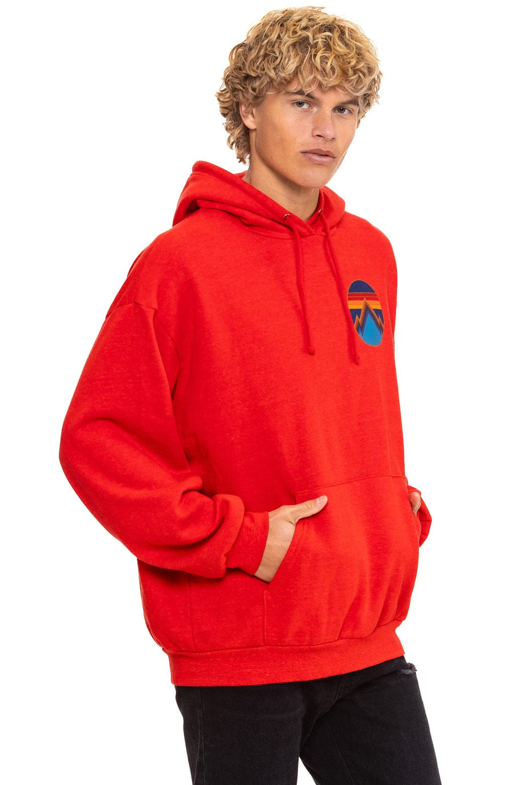 ALL SEASONS RELAXED PULLOVER HOODIE - RED
