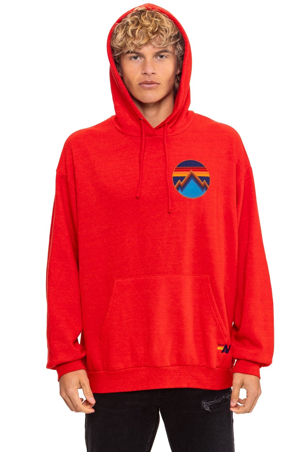 ALL SEASONS RELAXED PULLOVER HOODIE - RED