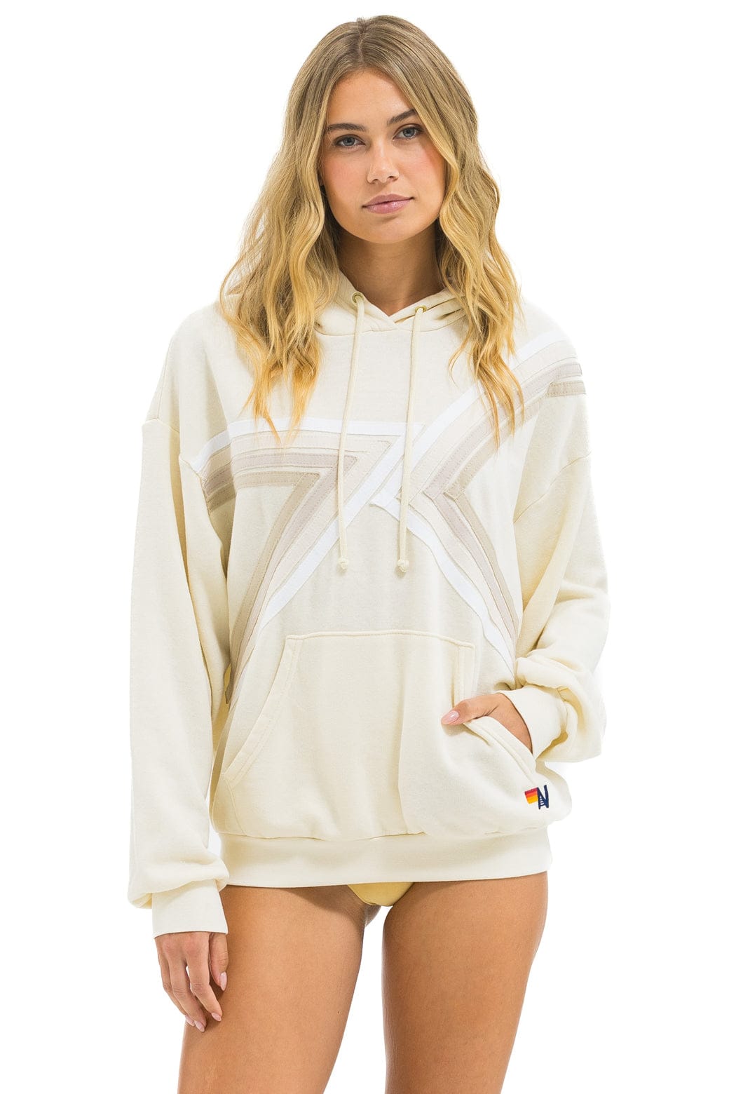 BLAZE PULLOVER HOODIE RELAXED - VINTAGE WHITE // VINTAGE WHITE