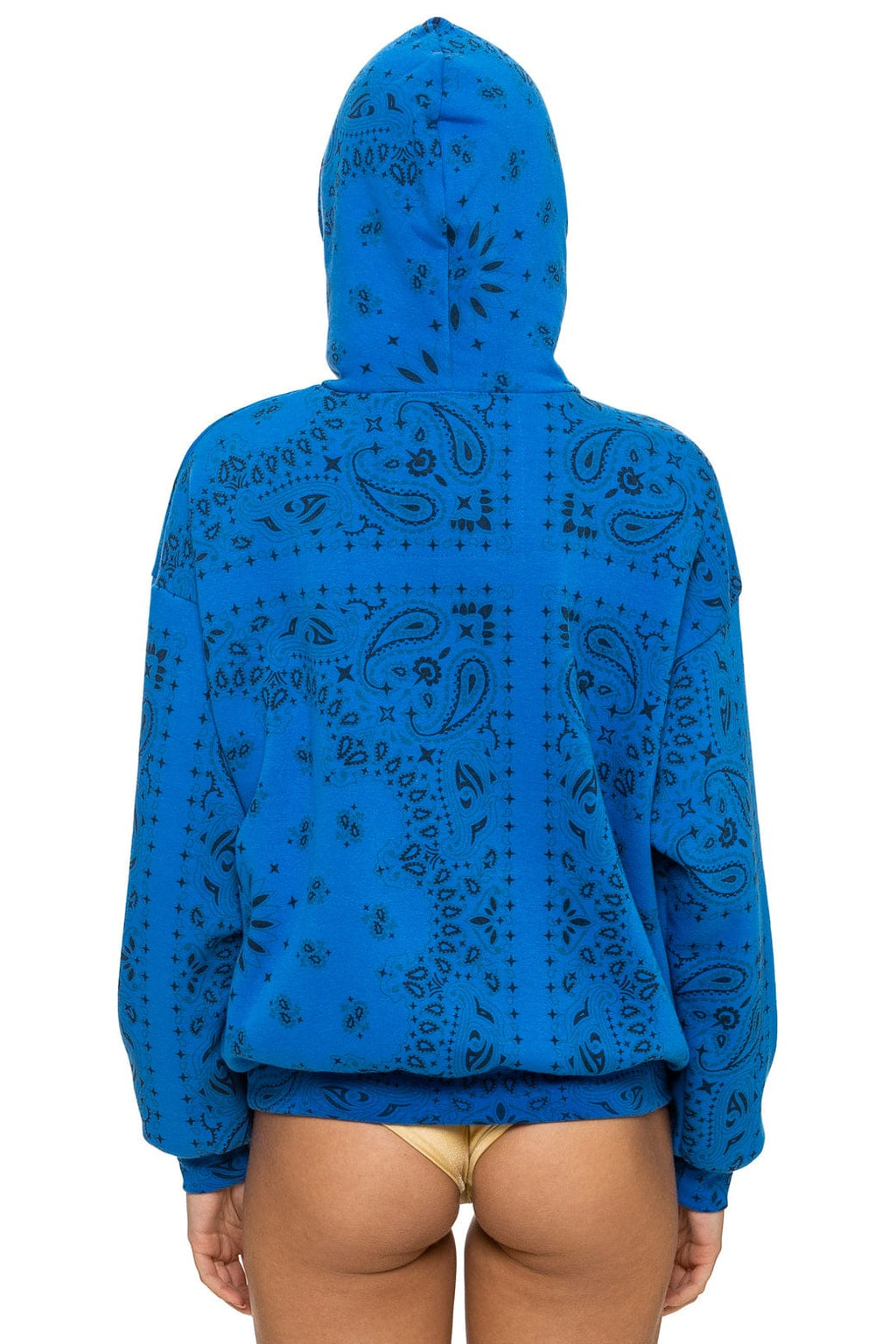 BANDANA RELAXED PULLOVER HOODIE - ADVENTURE BLUE