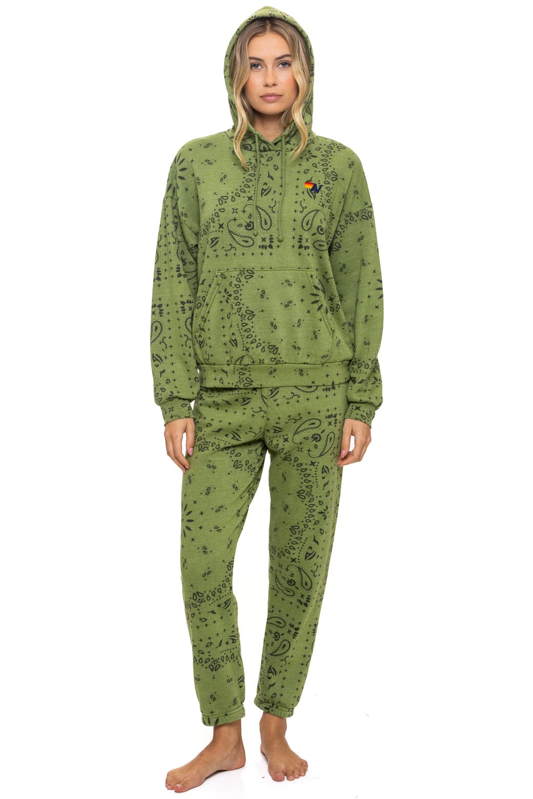 BANDANA SWEATPANTS - JUNGLE GREEN