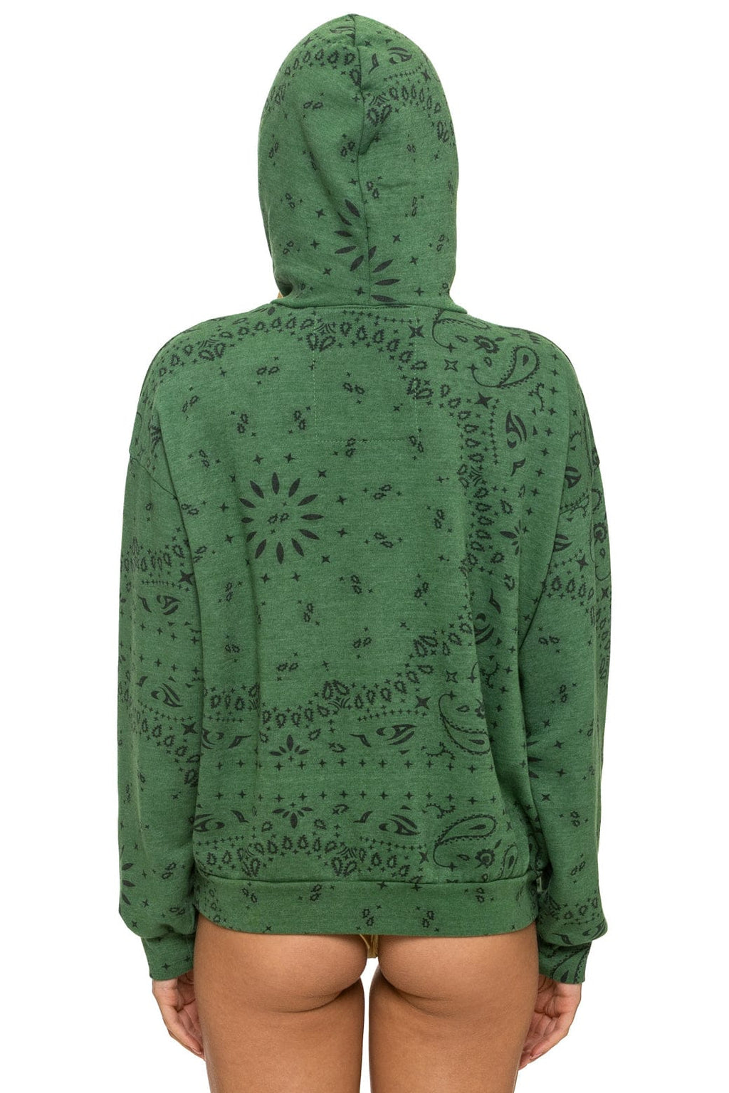 BANDANA RELAXED PULLOVER HOODIE - PALM