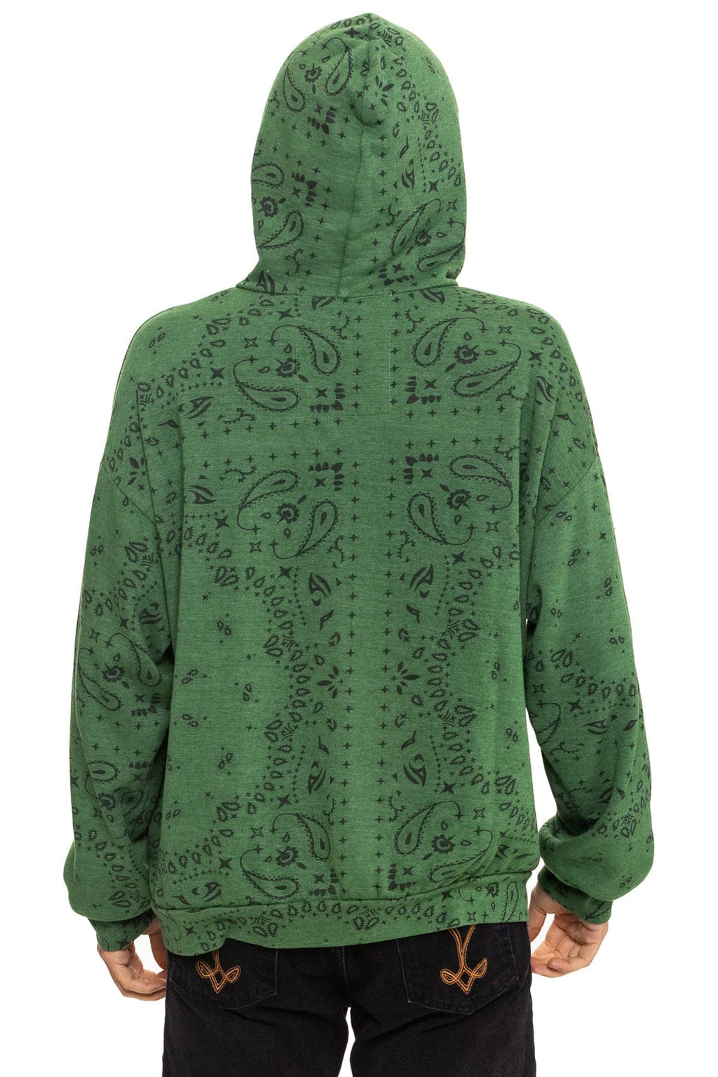 BANDANA RELAXED PULLOVER HOODIE - PALM