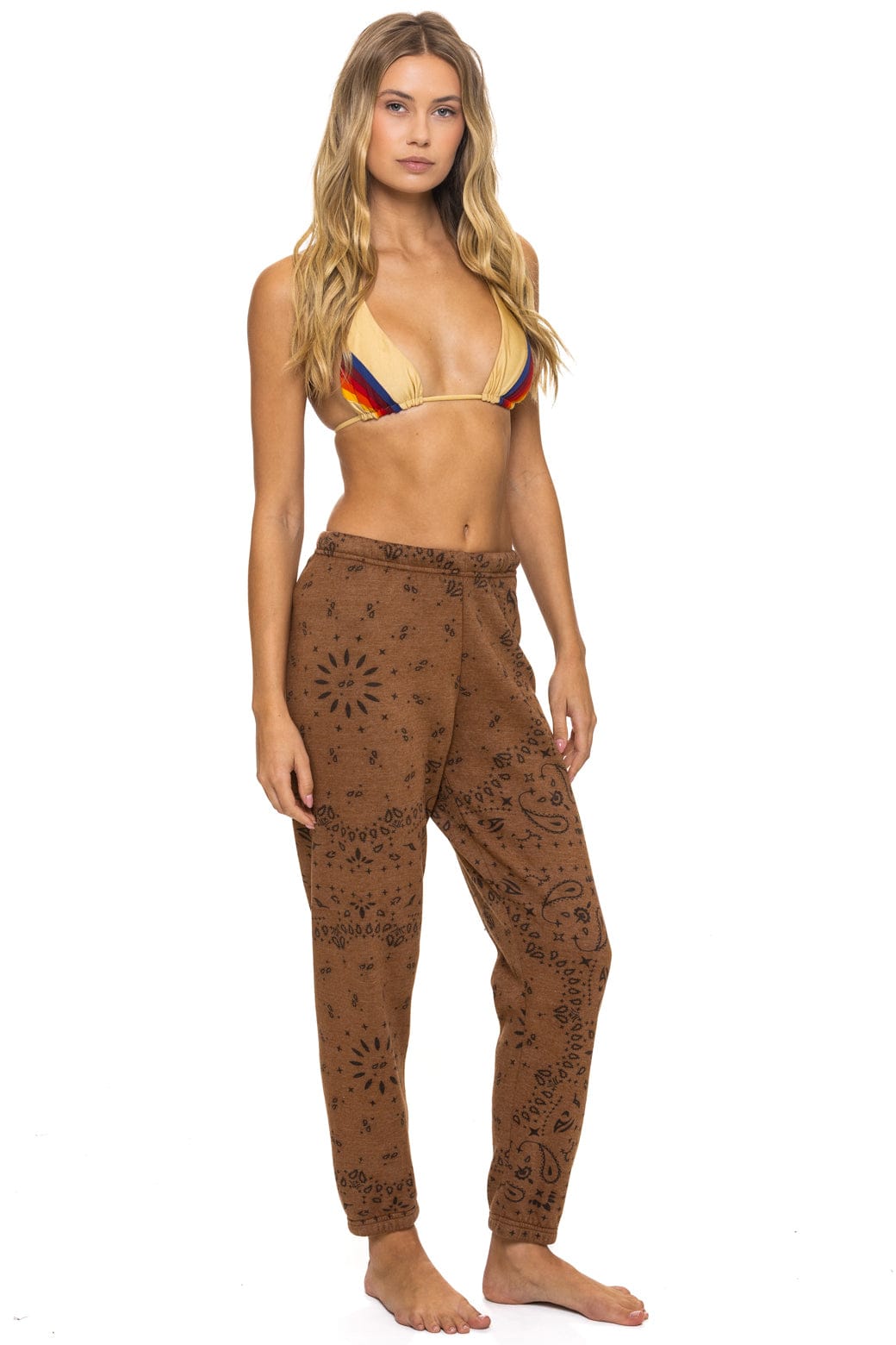 BANDANA SWEATPANTS - CINNAMON