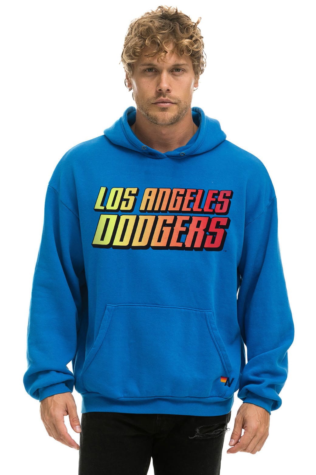 LOS ANGELES DODGERS 2026 RELAXED PULLOVER HOODIE - OCEAN