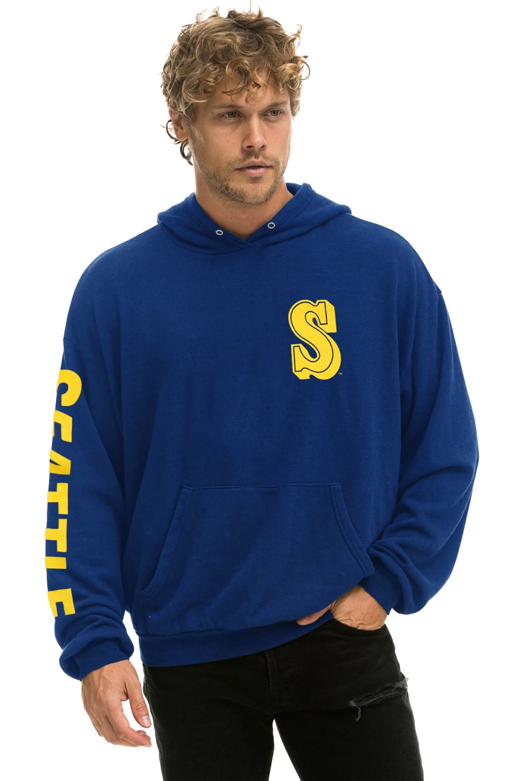 SEATTLE MARINERS 2026 RELAXED PULLOVER HOODIE - ROYAL