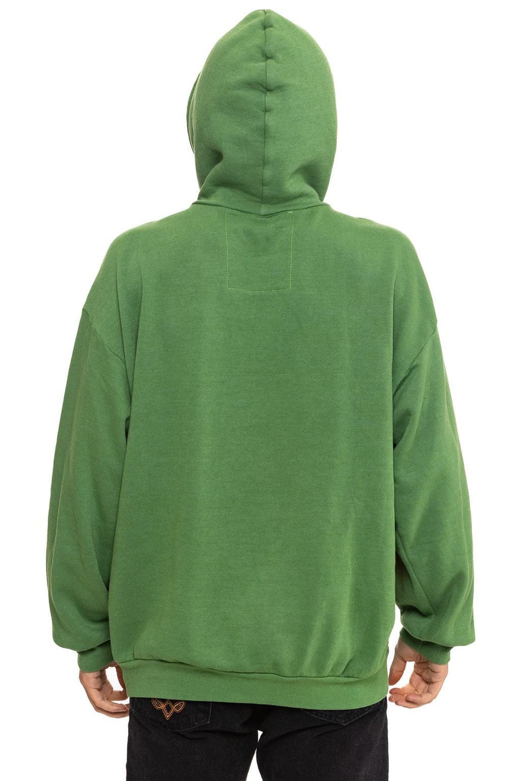 MOUNTAIN STITCH CHEVRON PULLOVER HOODIE RELAXED - PALM