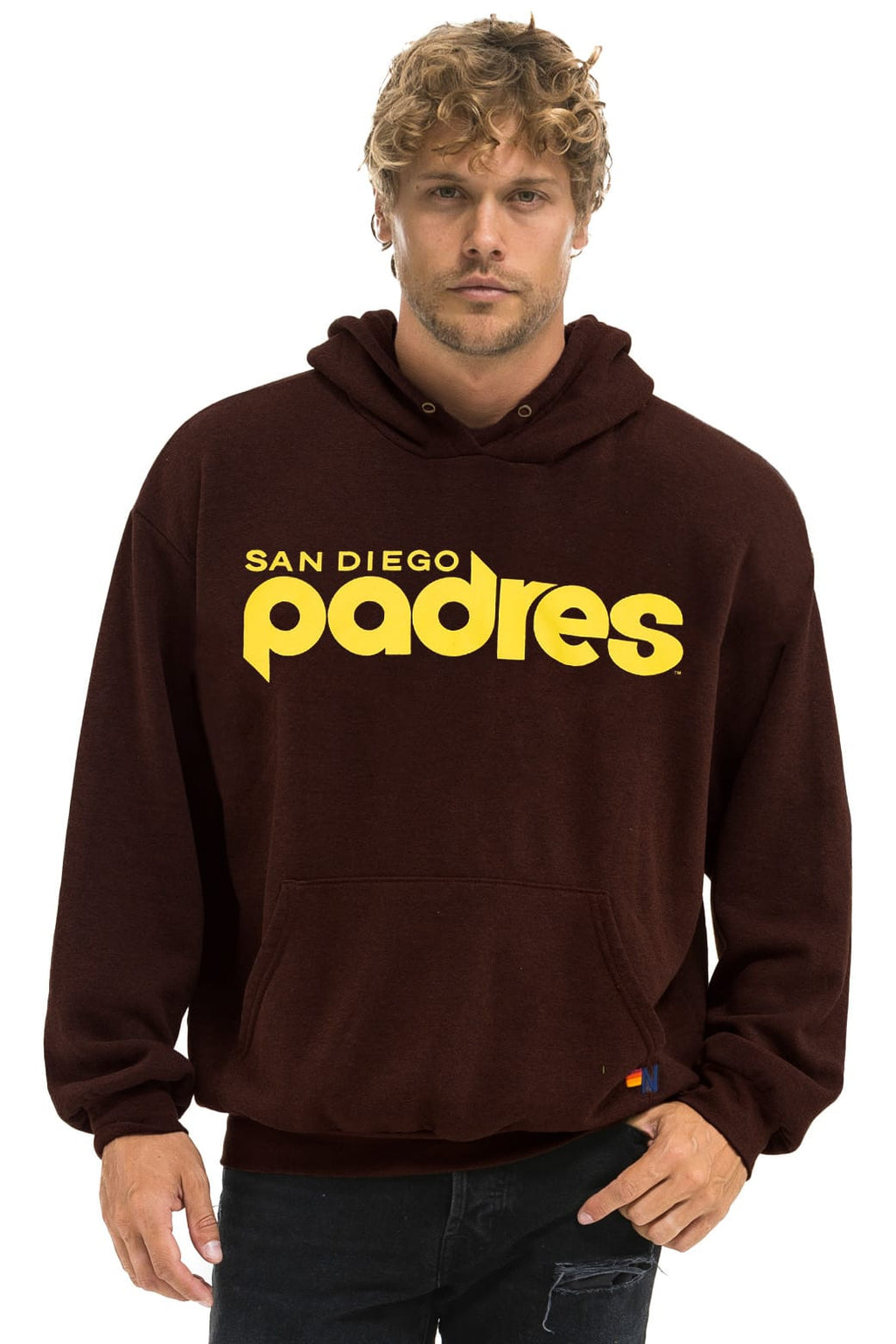 SAN DIEGO PADRES 2026 RELAXED PULLOVER HOODIE - BROWN