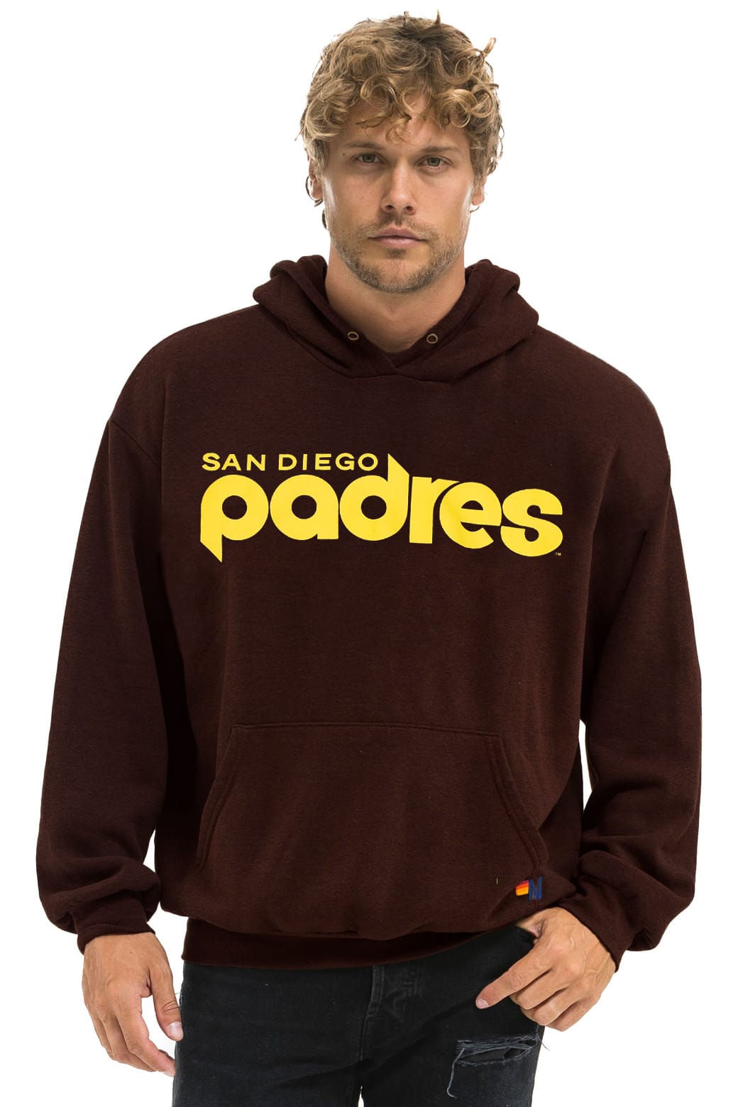 SAN DIEGO PADRES 2026 RELAXED PULLOVER HOODIE - BROWN