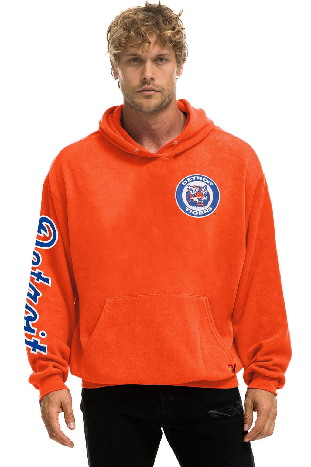 DETROIT TIGERS 2026 RELAXED PULLOVER HOODIE - ORANGE