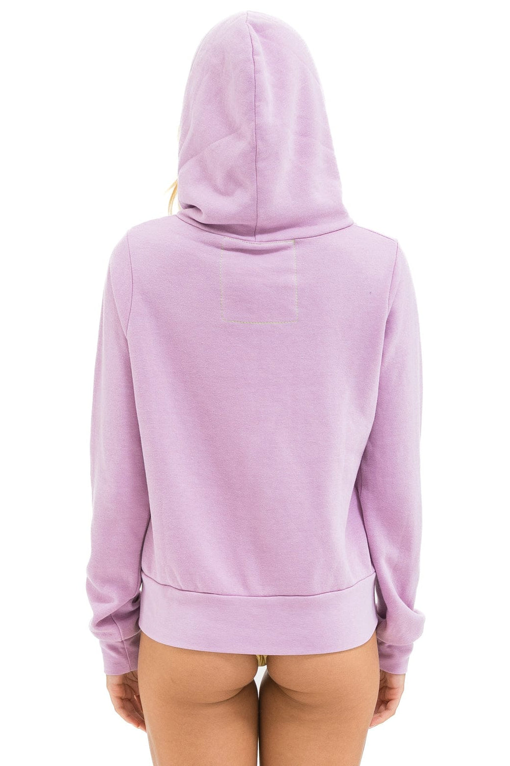 5 STRIPE HOODIE - MAUVE // MAGENTA ORANGE