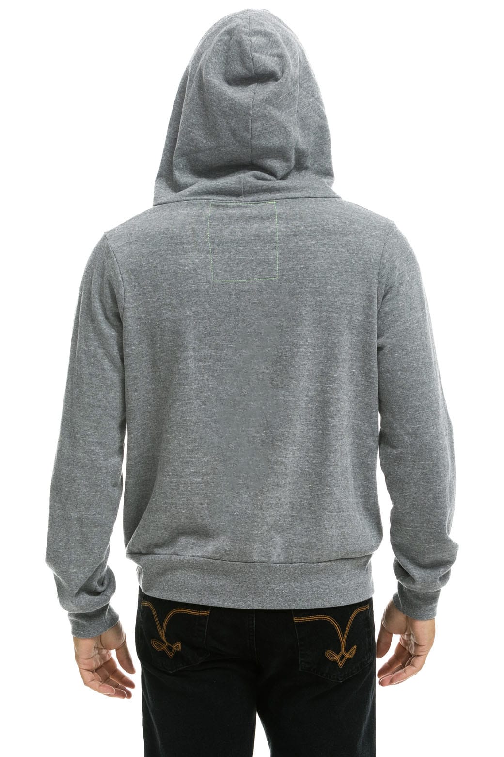 DISCO ZIP HOODIE - HEATHER GREY