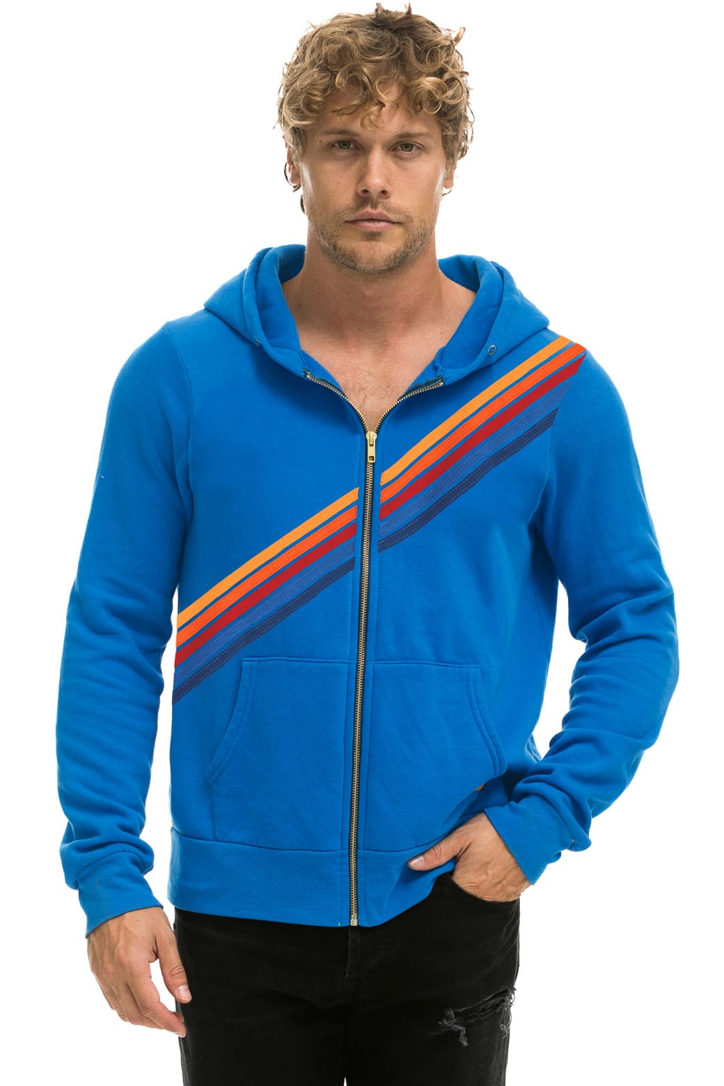 DISCO ZIP HOODIE - OCEAN