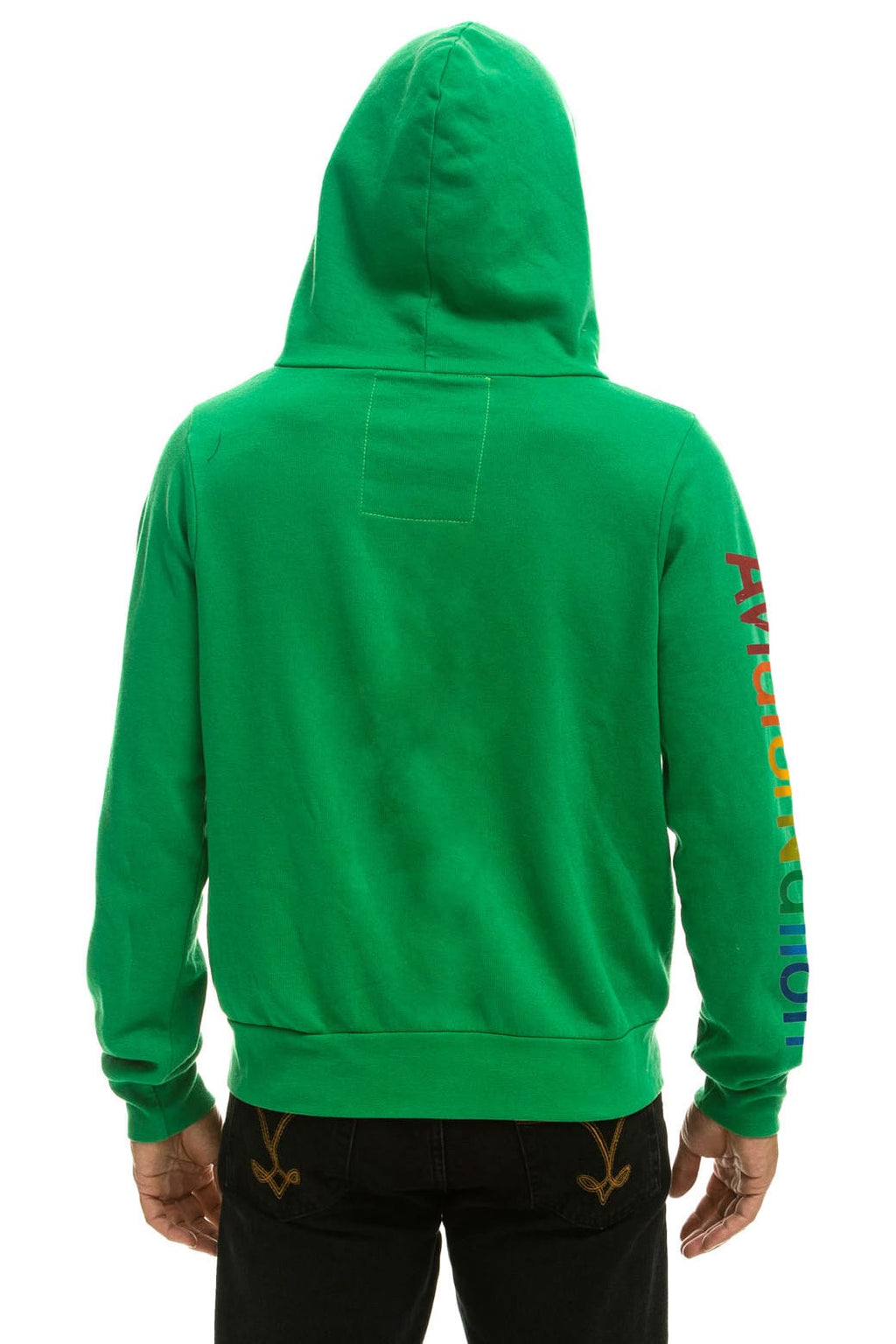AVIATOR NATION VENICE ZIP HOODIE - KELLY GREEN