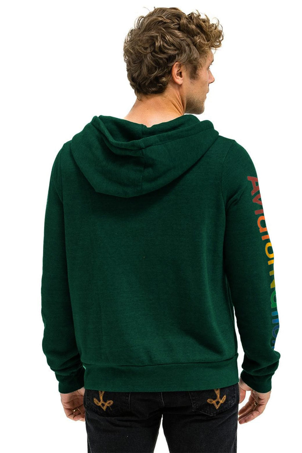 AVIATOR NATION VENICE ZIP HOODIE - MIAMI GREEN