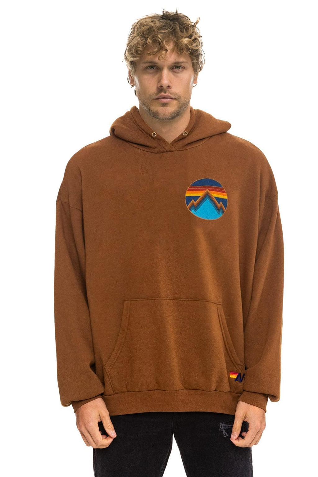 ALL SEASONS RELAXED PULLOVER HOODIE - CINNAMON