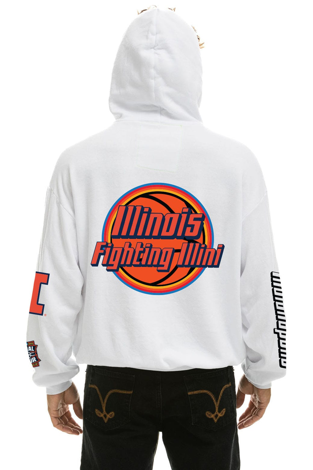 ILLINOIS FIGHTING ILLINI FINAL FOUR 2026 PULLOVER HOODIE - WHITE