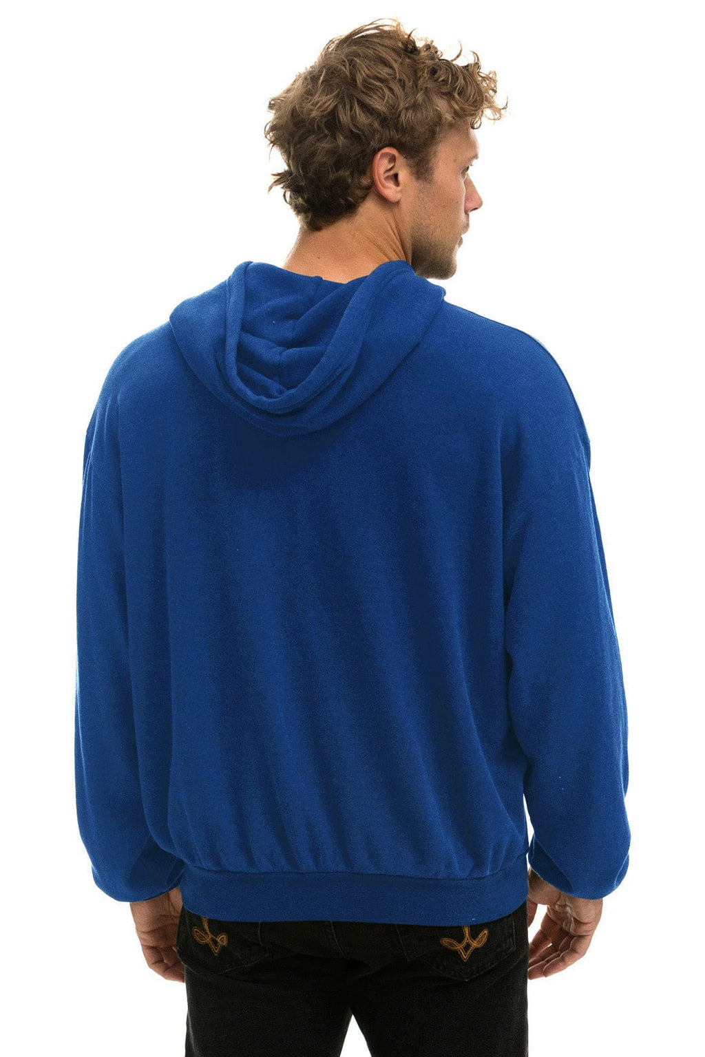 SEATTLE SEAHAWKS HELMET RELAXED PULLOVER HOODIE - ROYAL
