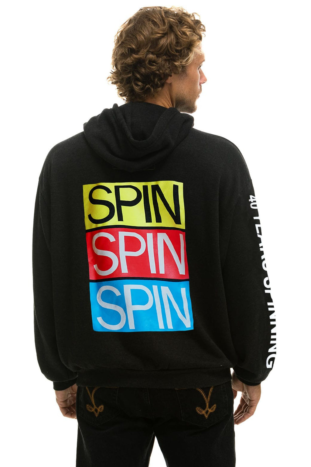 SPIN MAGAZINE 2025 PULLOVER HOODIE RELAXED - BLACK