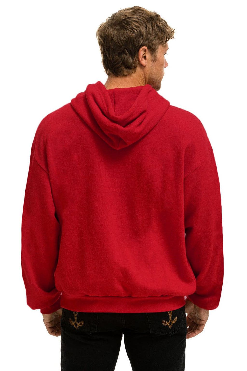 UNIVERSITY OF SOUTHERN CALIFORNIA PULLOVER HOODIE RELAXED - CARDINAL