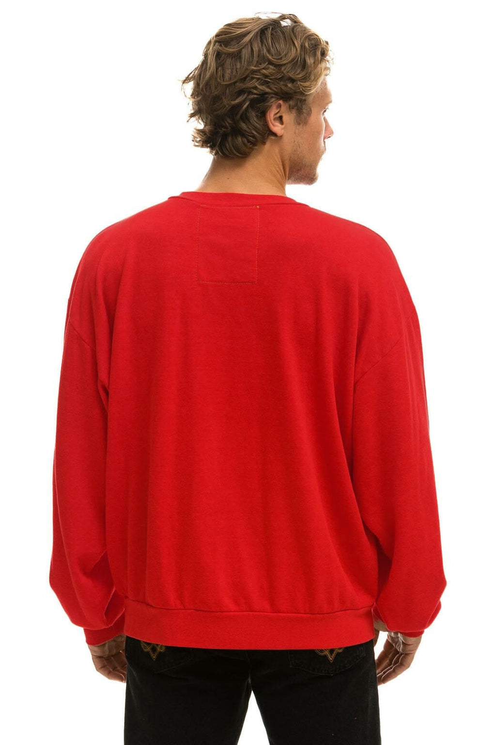 ATLANTA BRAVES 2026 RELAXED CREW SWEATSHIRT - RED