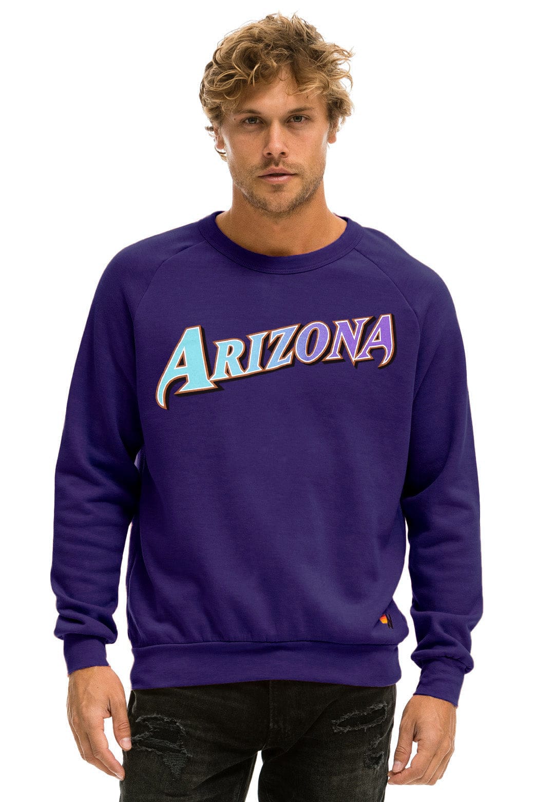 ARIZONA DIAMONDBACKS 2026 RELAXED CREW SWEATSHIRT - DEEP PURPLE
