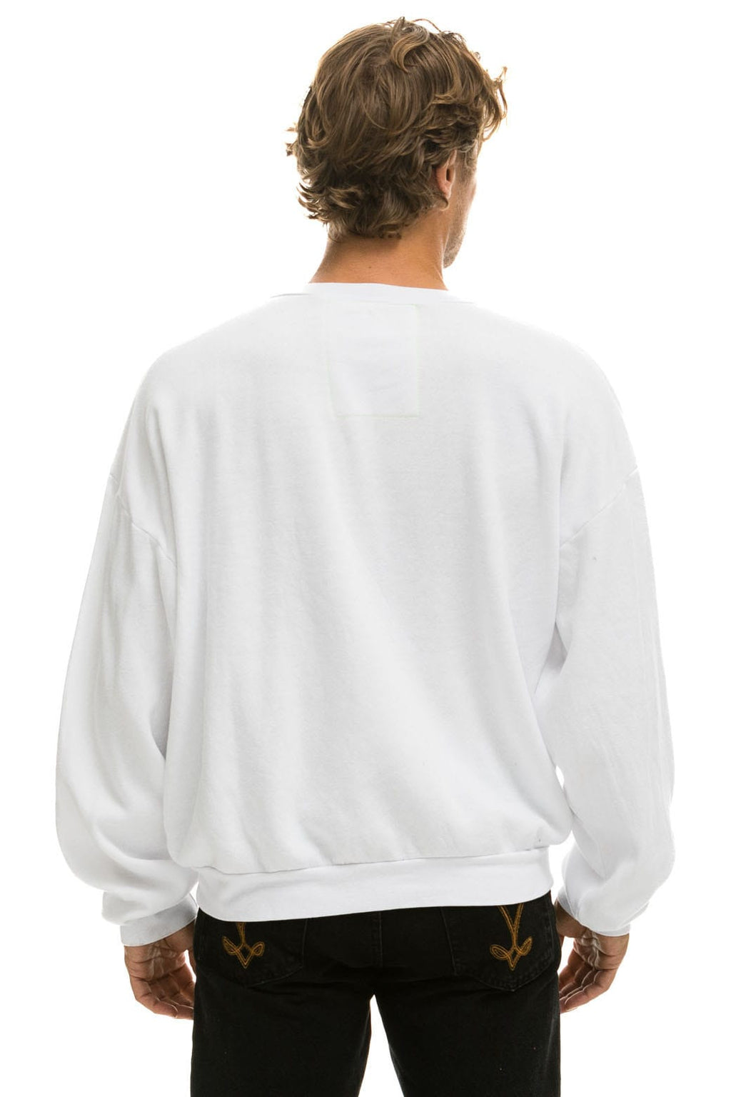 LOS ANGELES DODGERS 2026 RELAXED CREW SWEATSHIRT - WHITE