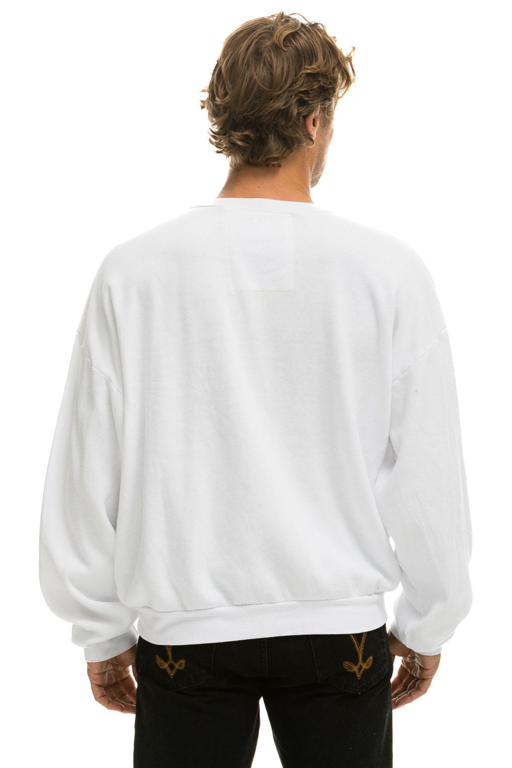 LOS ANGELES DODGERS 2026 RELAXED CREW SWEATSHIRT - WHITE