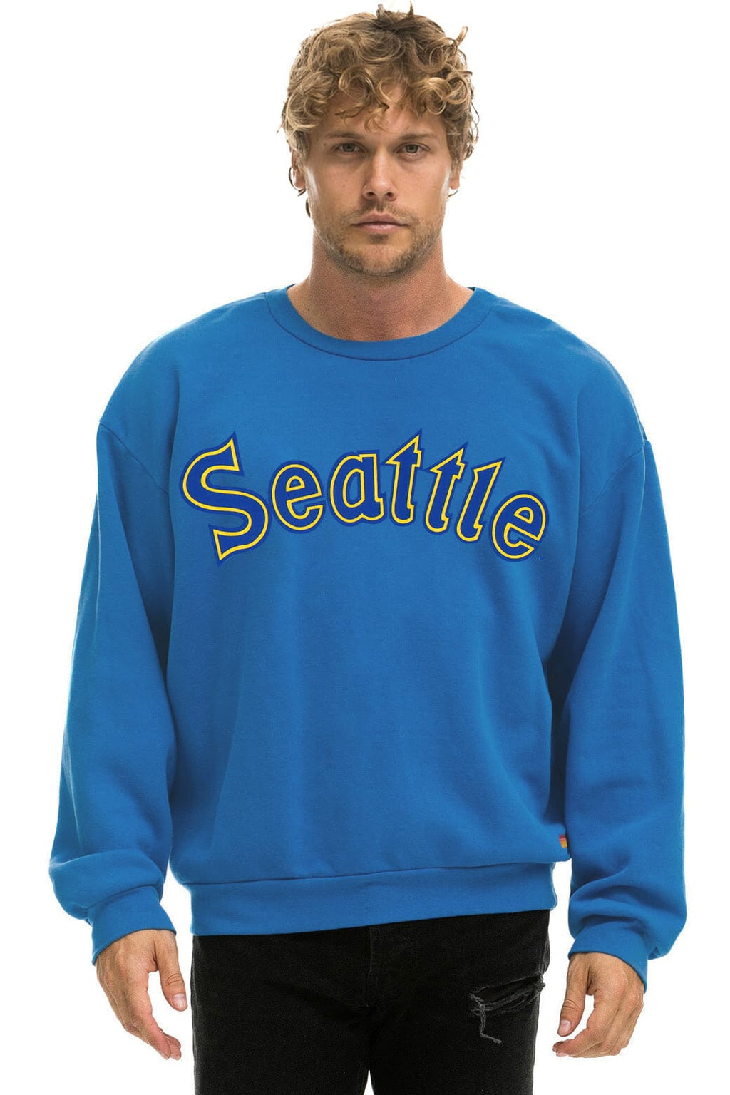 SEATTLE MARINERS 2026 RELAXED CREW SWEATSHIRT -  COBALT