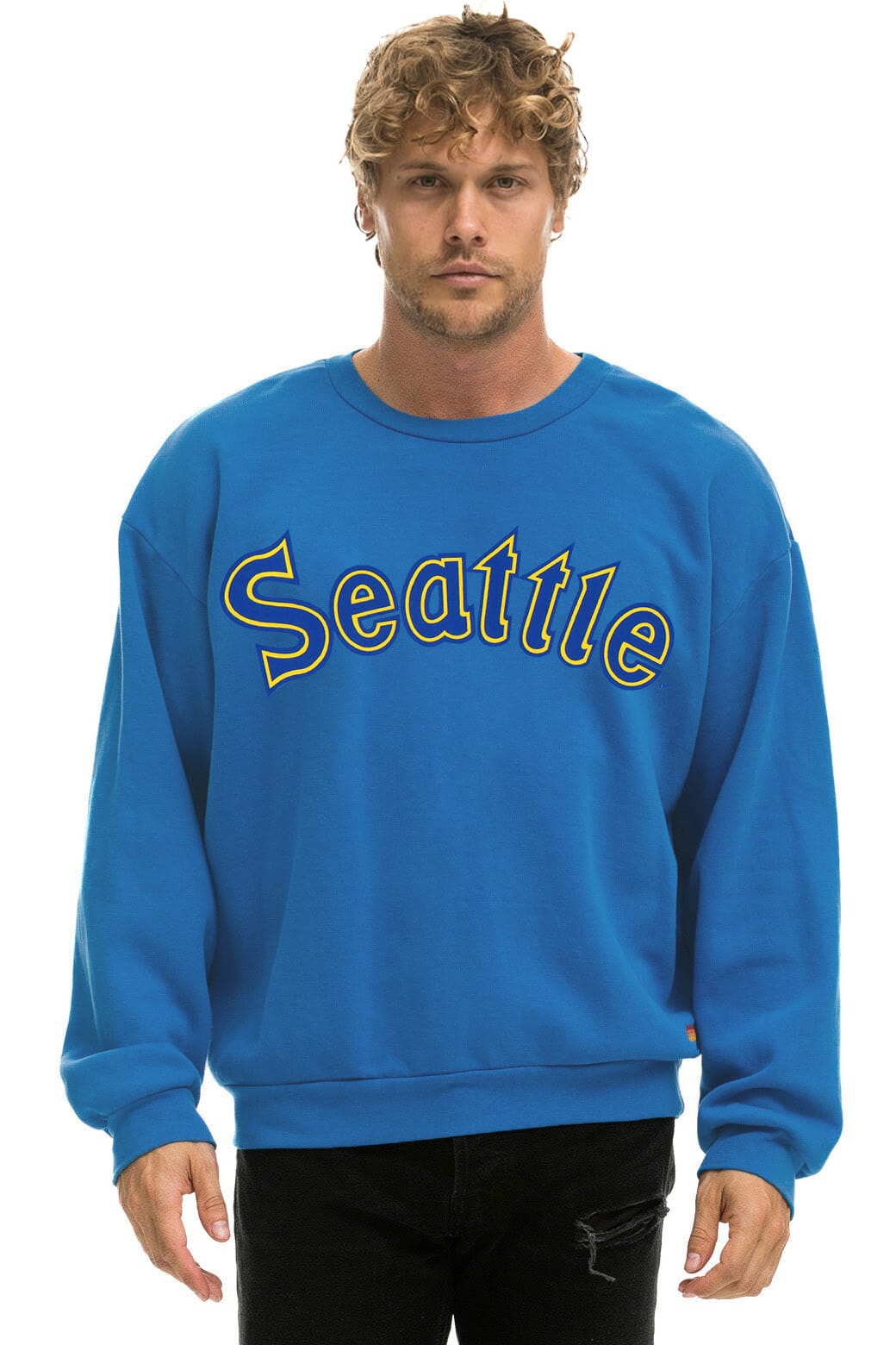 SEATTLE MARINERS 2026 RELAXED CREW SWEATSHIRT -  COBALT