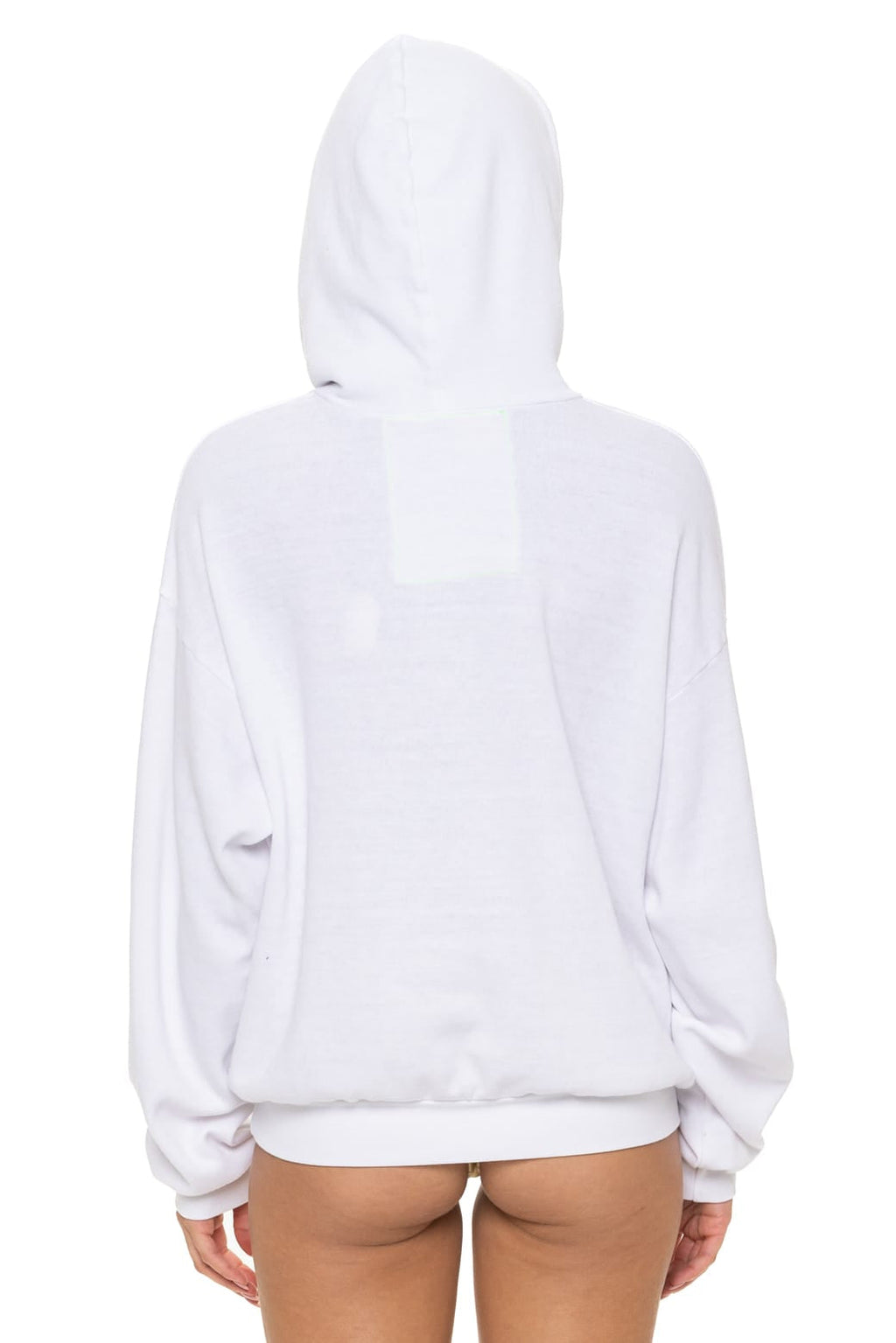 LOGO PULLOVER RELAXED HOODIE - WHITE