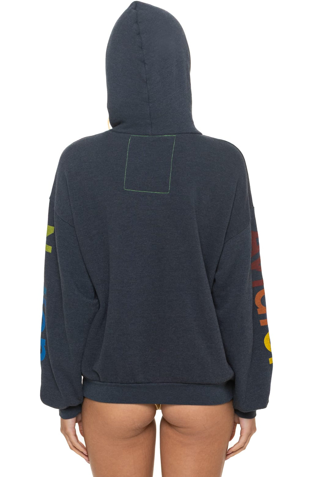 AVIATOR NATION RELAXED VENICE PULLOVER HOODIE - CHARCOAL
