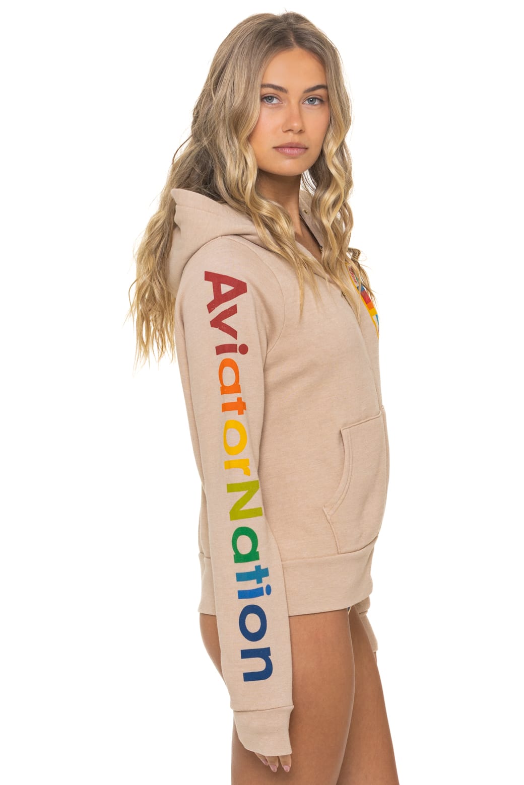 AVIATOR NATION VENICE HOODIE - SAND