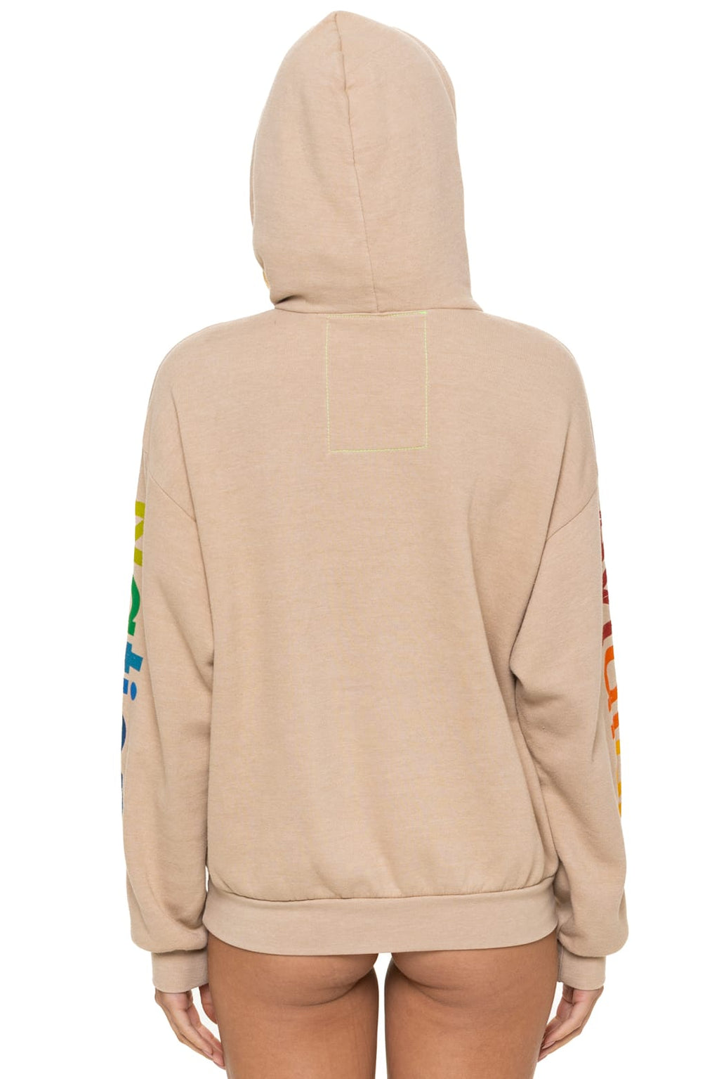 AVIATOR NATION RELAXED VENICE PULLOVER HOODIE - SAND