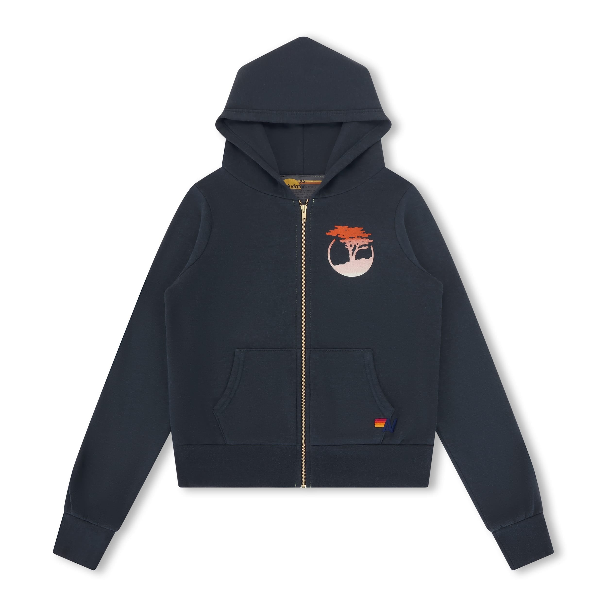 PEBBLE BEACH FOOD & WINE 2026 ZIP HOODIE - CHARCOAL