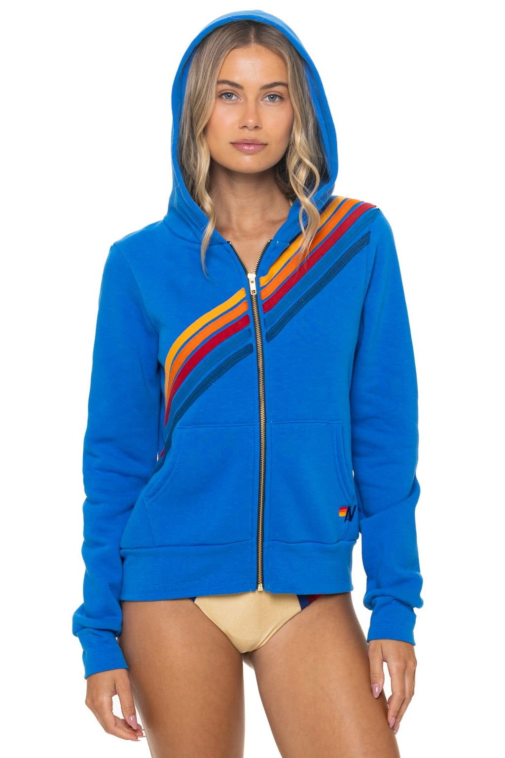 DISCO ZIP HOODIE - OCEAN