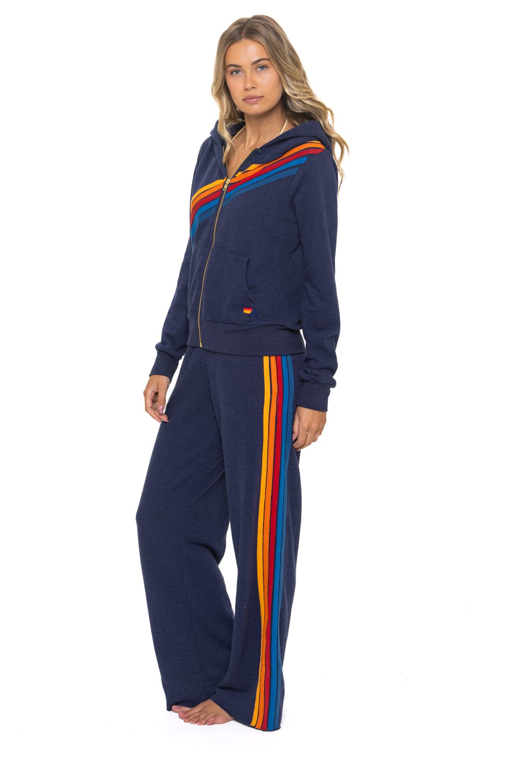 DISCO ZIP HOODIE - NAVY