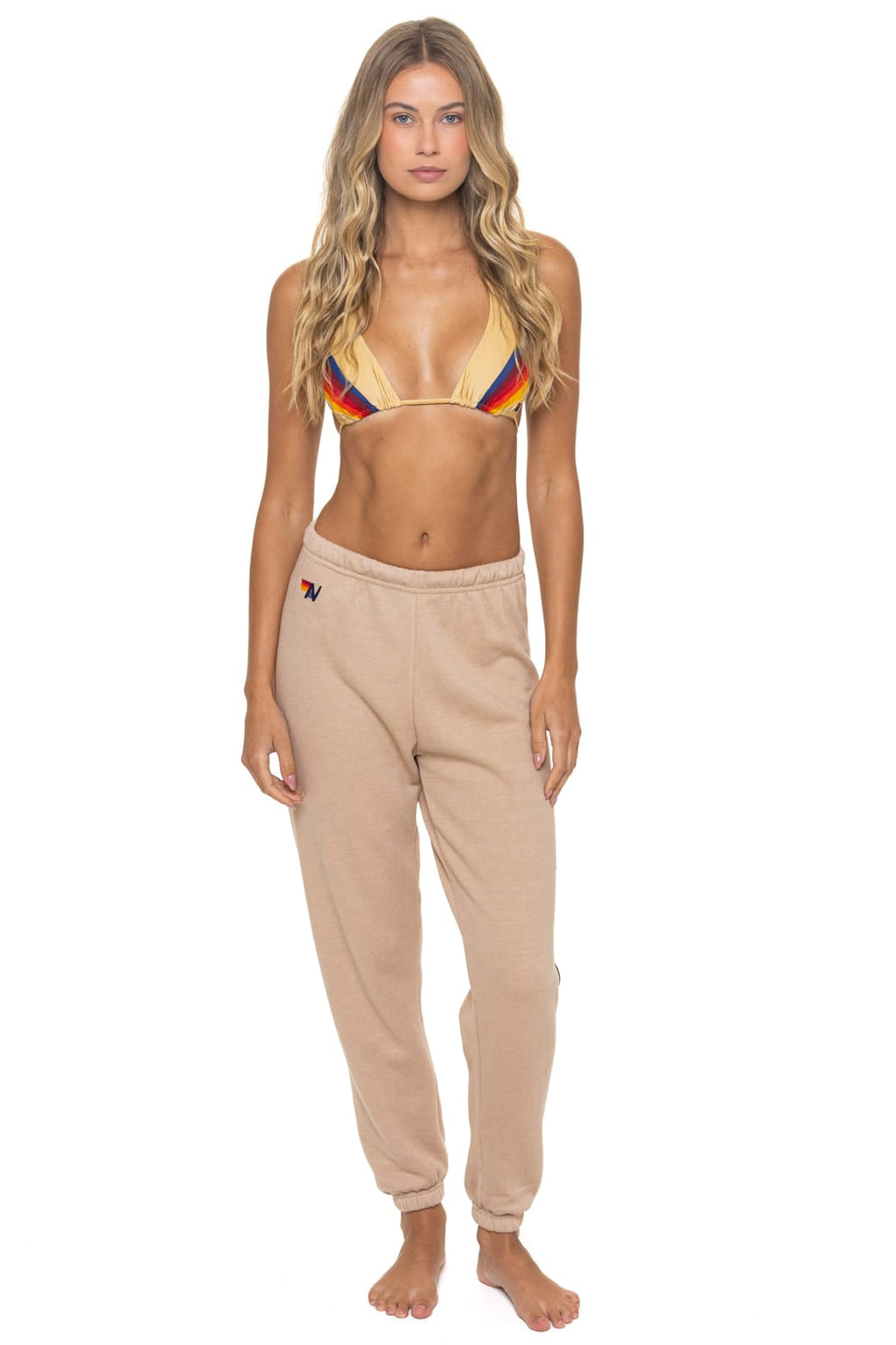 BOLT STITCH SWEATPANTS - SAND