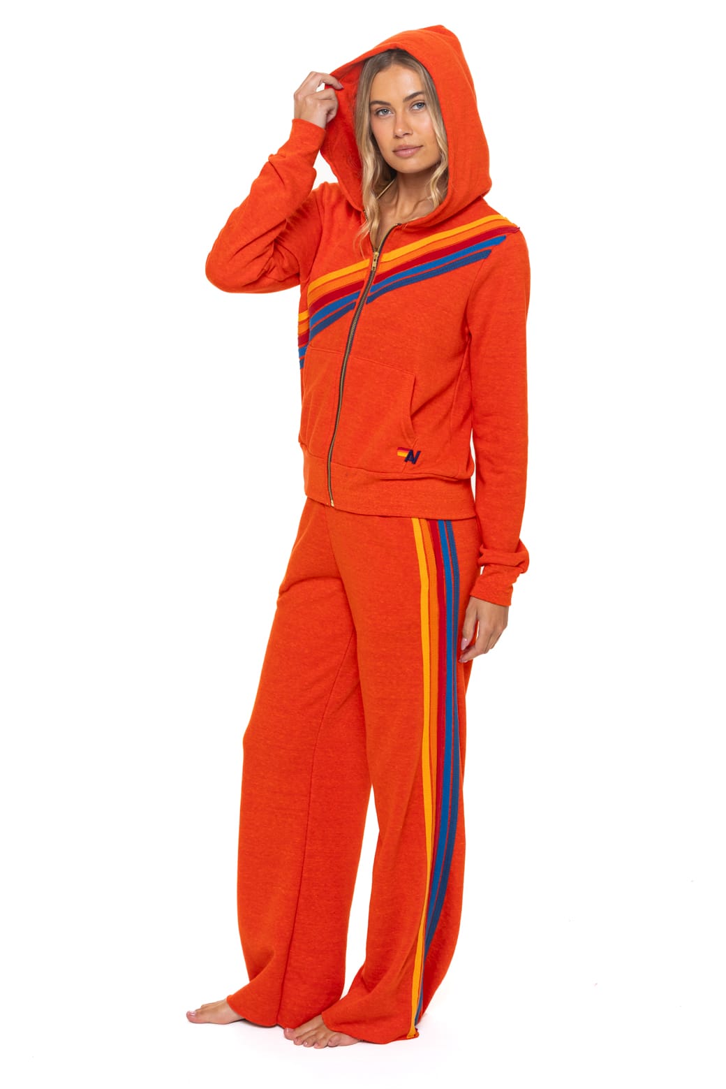 DISCO ZIP HOODIE - VINTAGE ORANGE