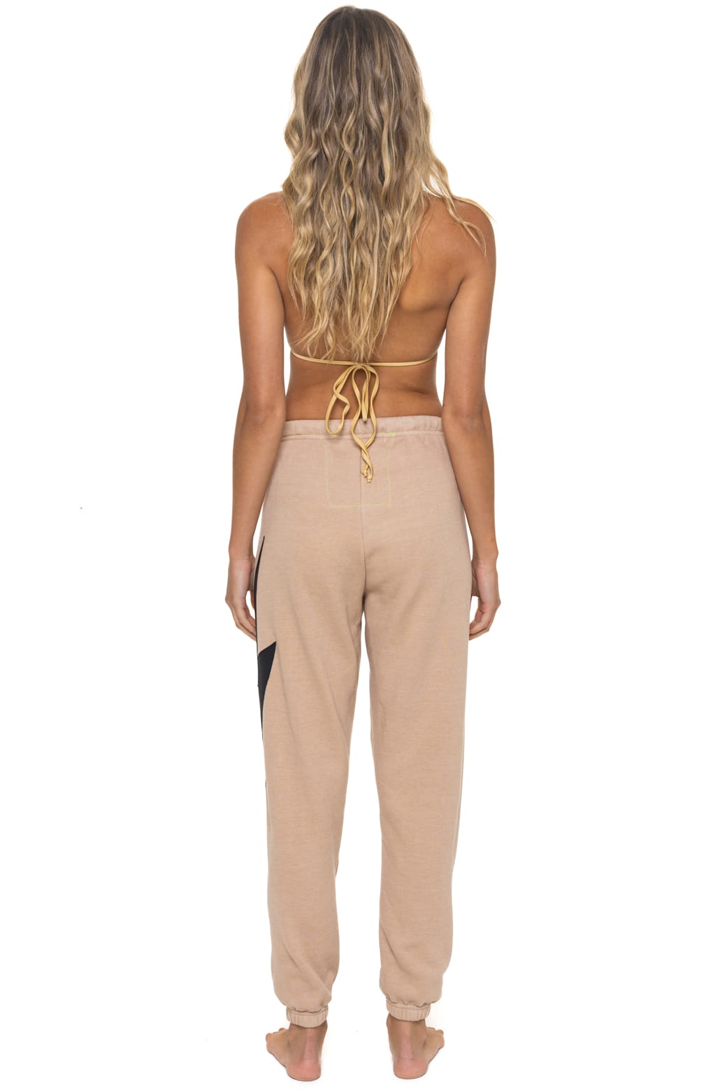 BOLT STITCH SWEATPANTS - SAND