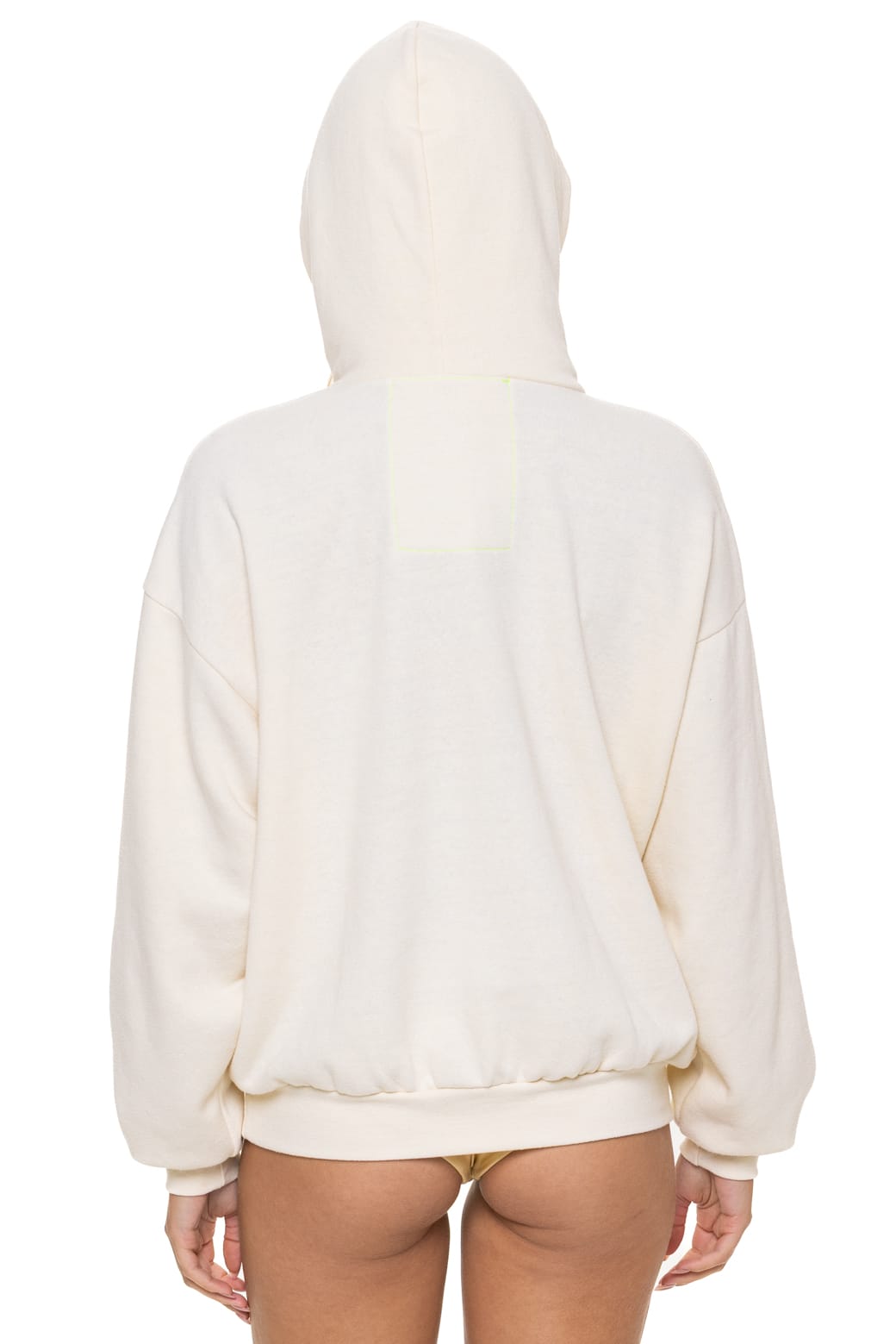 BOLT STITCH RELAXED PULLOVER HOODIE - VINTAGE WHITE