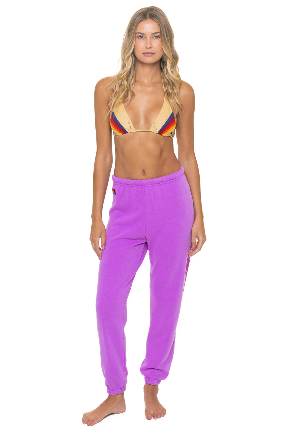 BOLT FADE SWEATPANTS - NEON PURPLE // PINK // PURPLE